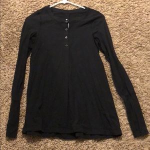 Black long sleeve shirt